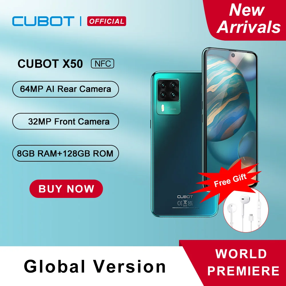 Cubot X50 - Full phone specifications