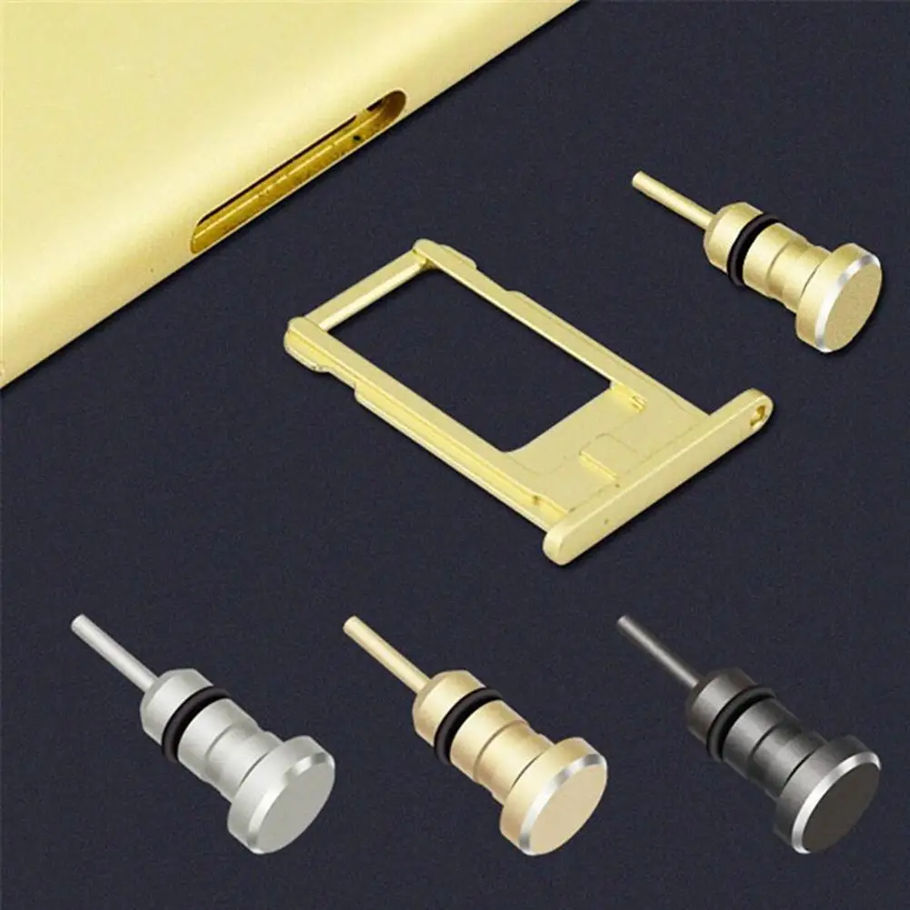 Negro UKCOCO Guardapolvos Conector para Auriculares de 5 Mm Anti-Polvo Y Puerto de Carga Compatible con iPhone 2Pcs 3 