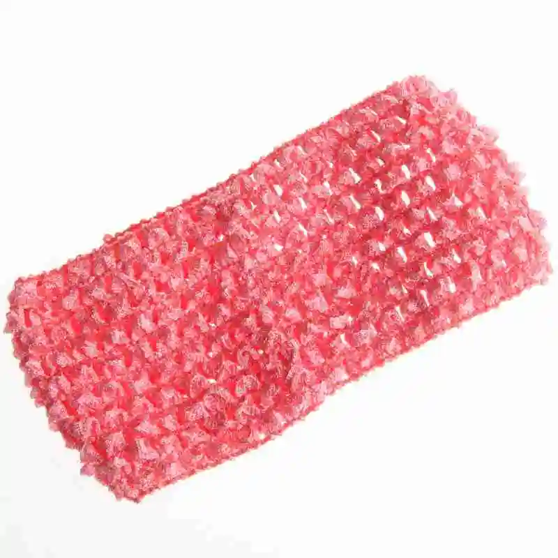 Coral 200 шт., 7 см, 2,76 дюймов, широкая вязаная повязка на голову, эластичная резинка для волос, аксессуары для волос, резинки для волос, модная повязка на голову - Цвет: Coral