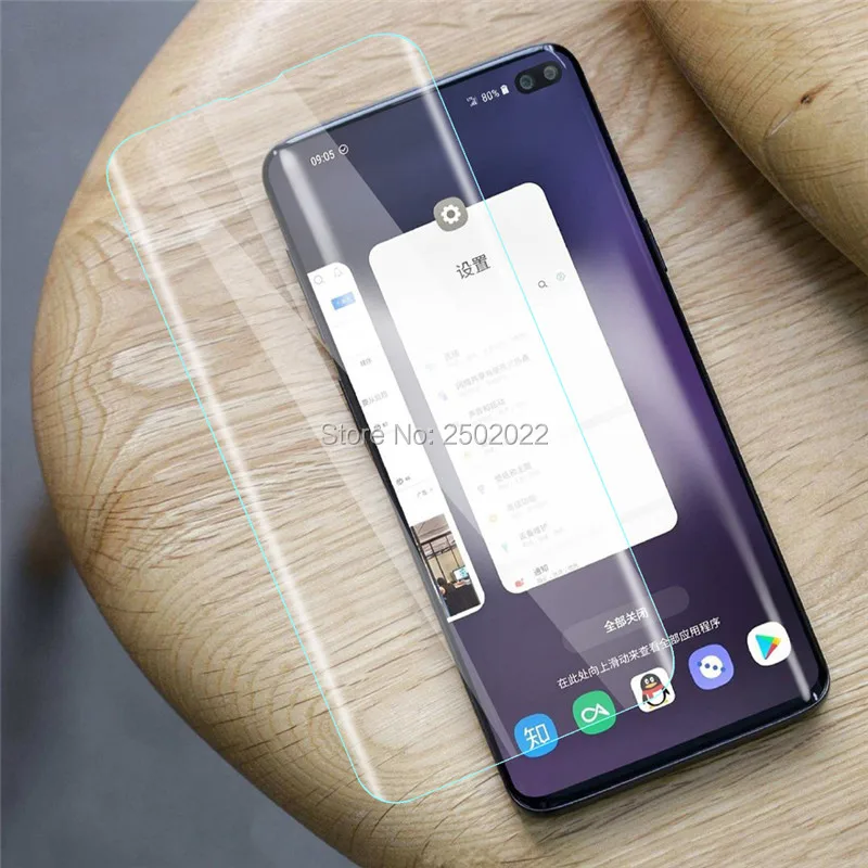 Tempered Glass Screen Protector For Samsung Galaxy S10 5D Curved Transparent Glass Film For Samsung S10 Plus S10E 9H Full Cover