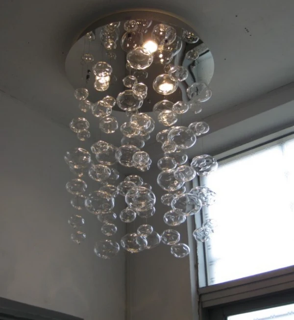 Murano-Due-concave-point-Bubble-Glass-pendant-light-fixture-Flat-ball-Suspension-LED-dropLamp-modern-living (3)
