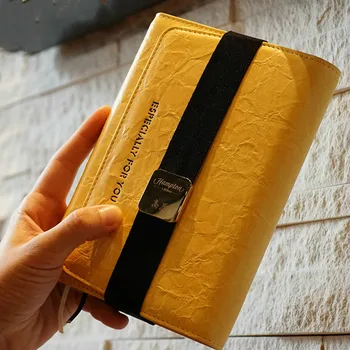 

Vintage Korean Pu Leather Customized Logo Personal Notebook Planner Diary Weekly Monthly Plan To Do It Note Best Birthday Gift