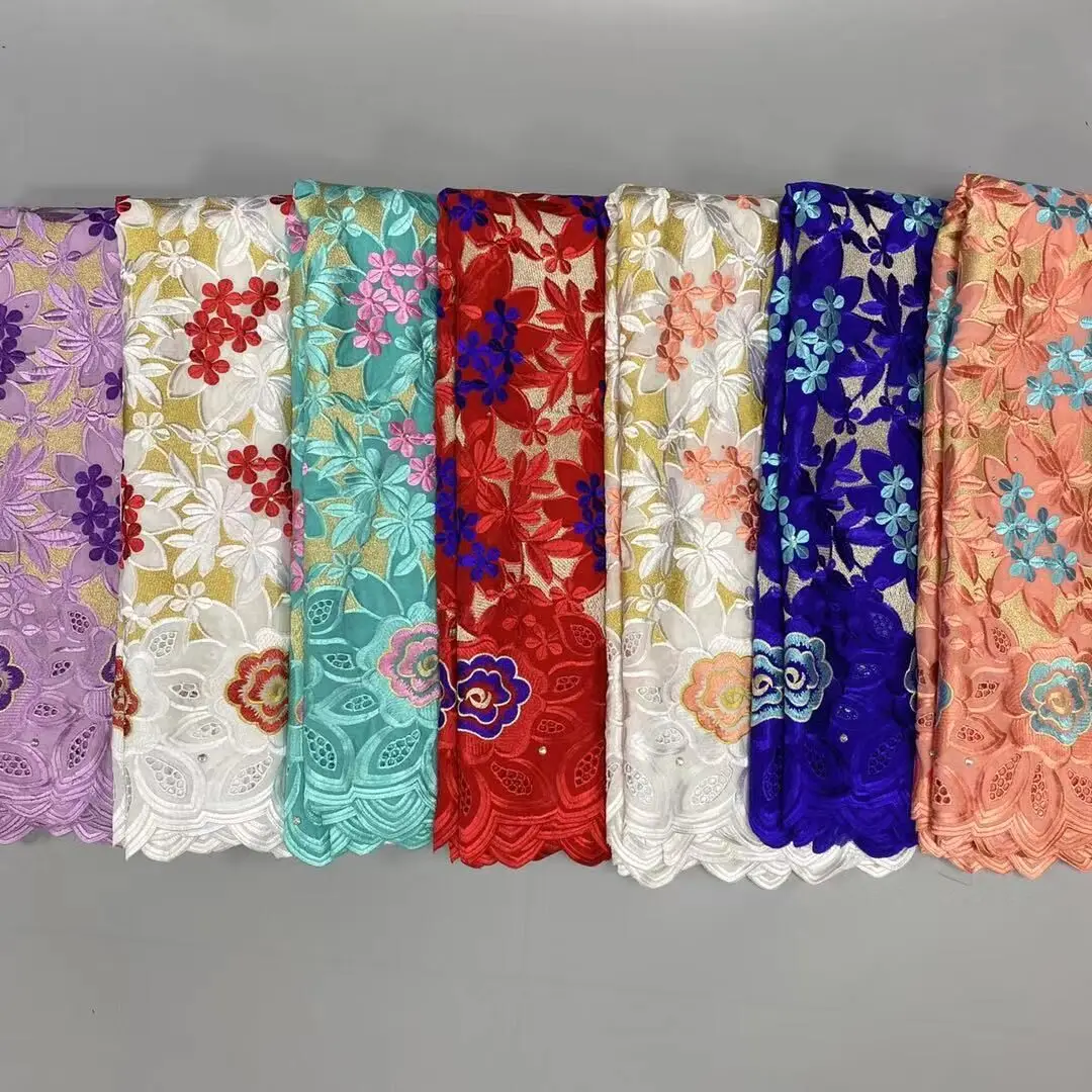 25 yards - Ruban en dentelle florale colorée - Bordure en dentelle
