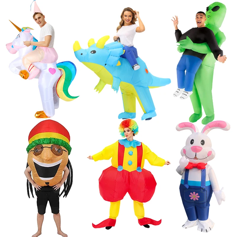 Buy Alien Inflatable Costumes Halloween Costume for adult kids Cosplay Costume Funny Suit Party Costumes Fancy Dress