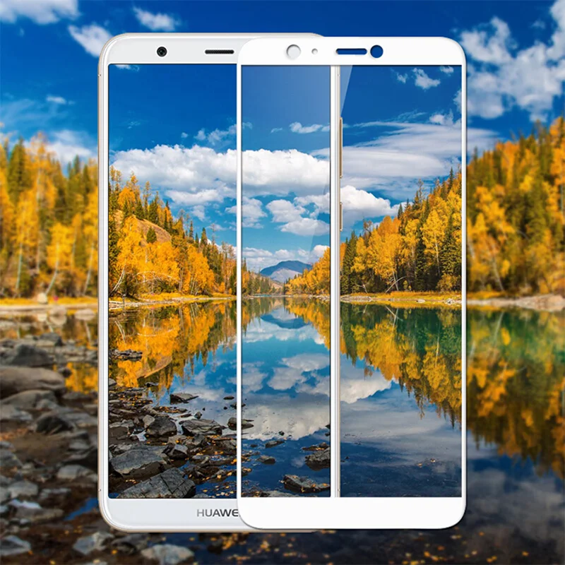 Цветное стекло 2.5D с полным покрытием для Huawei P Smart пленка экрана Nova 3E 2i 2S 2 Lite 9H на 3i 3