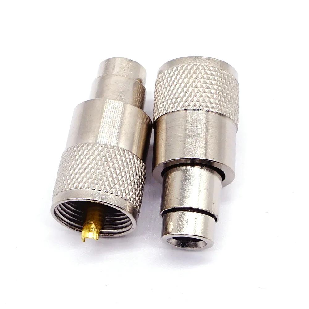 10 pces conector rf uhf conector macho