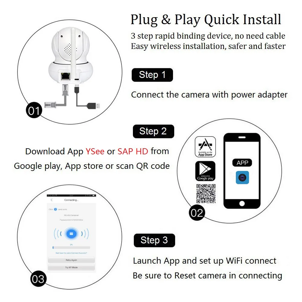 Wanscam K21 1080P WiFi IP камера распознавание лица автоматическое отслеживание беспроводной сети PTZ детский монитор безопасности наблюдения P2P веб-камера