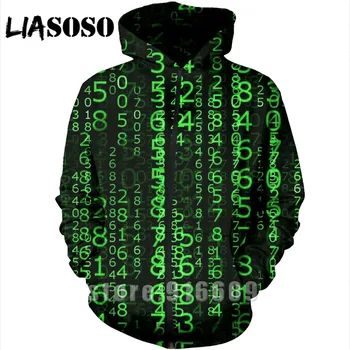 

3D Print Anime Long sleeve Movie digital The Matrix Long sleeve Sweatshirt jacket Code Harajuku zipper shirt hoodies hoodie A299