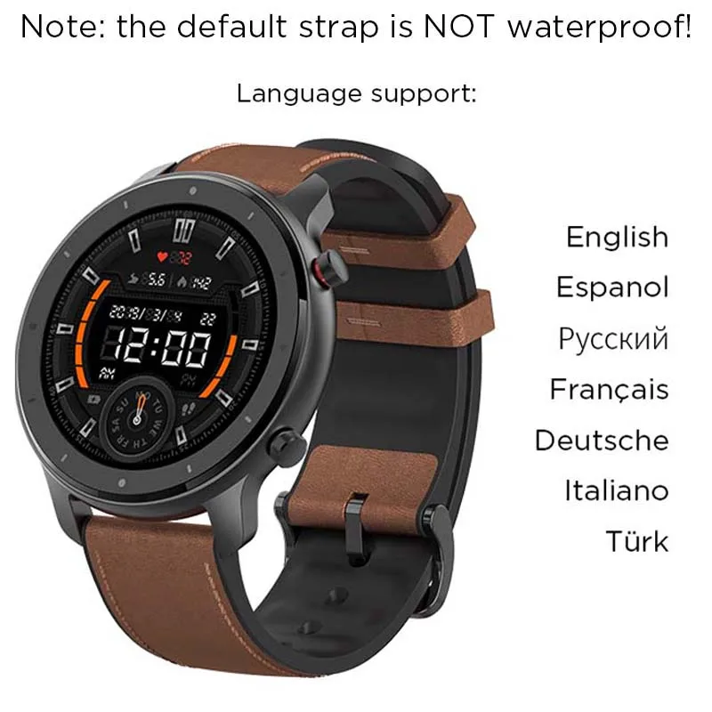 Продажа Глобальная версия Huami AMAZFIT GTR 47 мм Смарт часы 5ATM 1,39