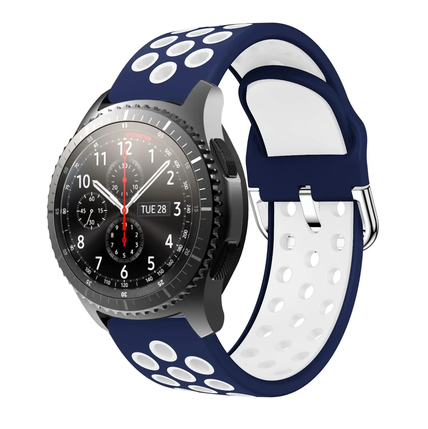 Для Galaxy Watch 46 мм ремешок для часов 22 мм силиконовый спортивный ремешок для samsung gear S3 Frontier классический умный Браслет