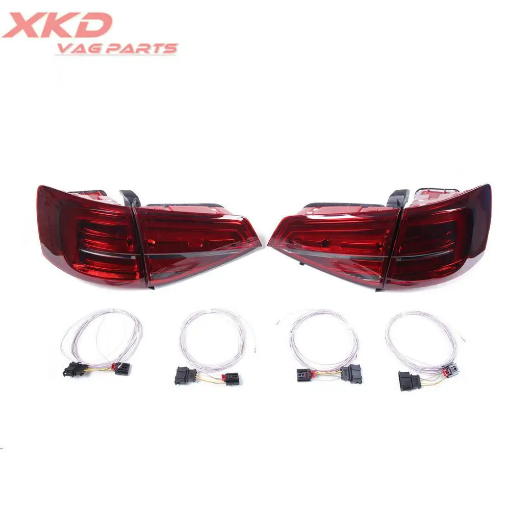 

LED Tail Lights lamps Taillight with Dynamic turn signal Light Fit For VW Jetta MK6 15-18 5C6945207D 5C6945207E 5C6 945 308 J