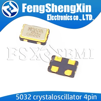 

5pcs 5032 OSC oscillator crystaloscillator 4pin 5*3.2mm 12.288MHZ 16MHZ 18.432MHZ 20MHZ 22.5792MHZ 24MHZ 24.576MHZ 25MHZ 26MHZ