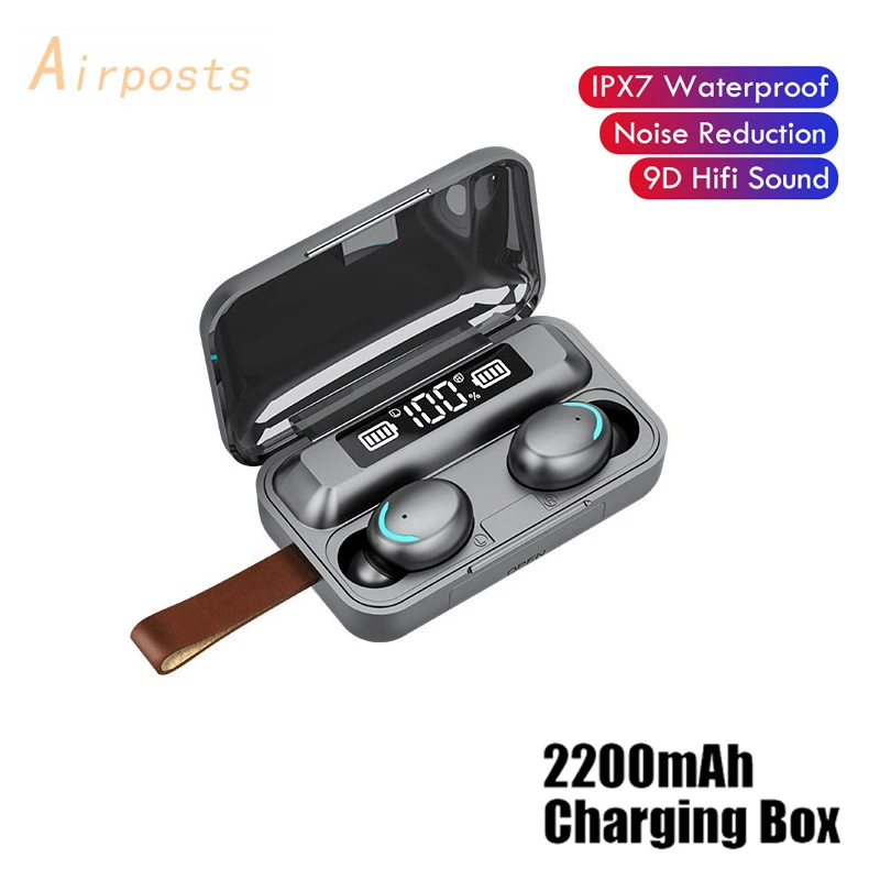 Новые беспроводные наушники F9, Bluetooth 5,0, наушники TWS, Hi-Fi мини-наушники-вкладыши, Спортивная гарнитура для бега, поддержка телефонов iOS/Android, HD-вызов Новые беспроводные наушники F9, Bluetooth 5,0, наушники TWS, Hi-Fi мини-наушники-вкладыши, Спортивная гарнитура для бега, поддержка телефонов iOS/Android, HD-вызов