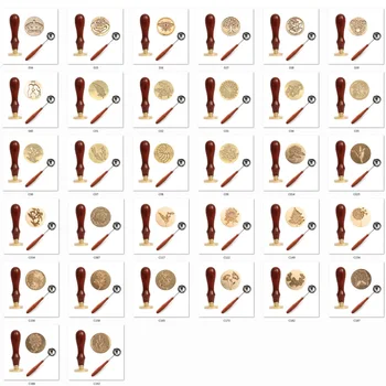 

Plant Metal Stamp Pattern Retro Antique Seal Wax Seal Stamp Sealing Wax Scrapbooking Stamps HEAD Wedding Decorative Invitation