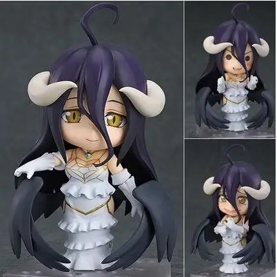 

New 10cm Overlord Albedo Anime Action Figure Collection Figures for Friends Gifts Cute PVC Toys with Box