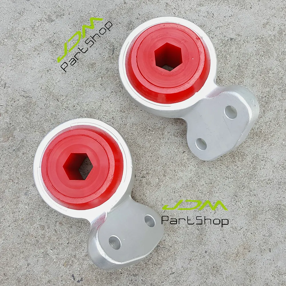 

for BMW E46 323i 325i 328i Z4 Front Lower Suspension Control Arms Bushing Kit Red /Black