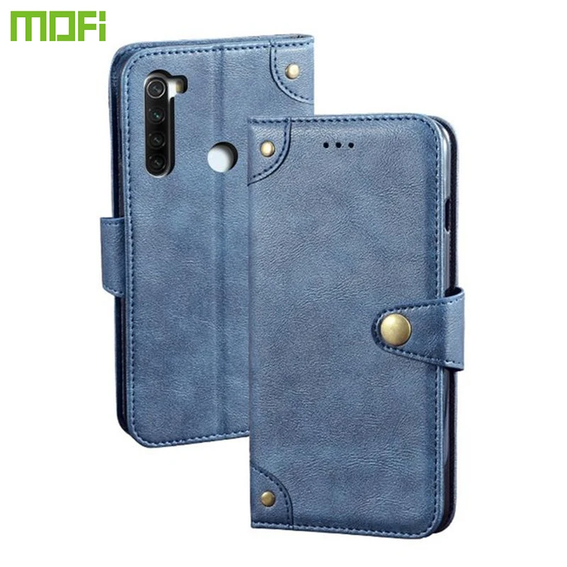 Чехол-книжка для xiaomi redmi note 8t ударопрочный чехол MOFi из искусственной кожи
