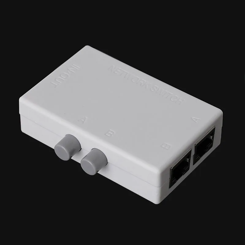 Мини 2 порта AB ручной сетевой коммутатор в 1/1In2 RJ45 сеть/Ethernet U1JA | Компьютеры и офис