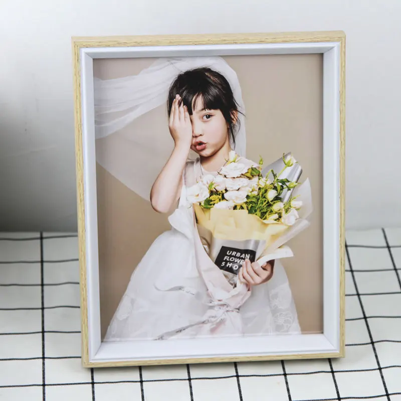 

Multi-purpose Wall-mounted Solid Wood Carving Studio To Commemorate Wedding Art Photo Frame Children's Wooden Picture Frames