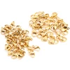 30 unids/lote 12*7mm 10*5mm Acero inoxidable chapado en oro mosquetón ganchos para collar y cadena de pulsera accesorios de joyería de moda DIY ► Foto 3/6