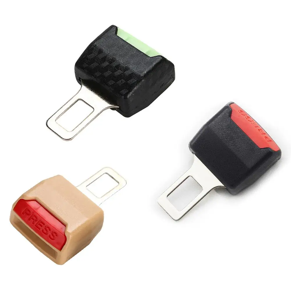 Universal Car Safety Seat Belt Luminous Thicken Insert Socket Lock Plug Buckle Car Decoration Gift LUYANhapy9 Car Interior Accessories 