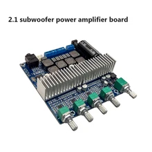 DIDIHOU TPA3116 сабвуферный усилитель плата 2,1 канала высокой мощности Bluetooth 4,2 аудио усилитель плата DC12V-24V 2x50 Вт+ 100 Вт