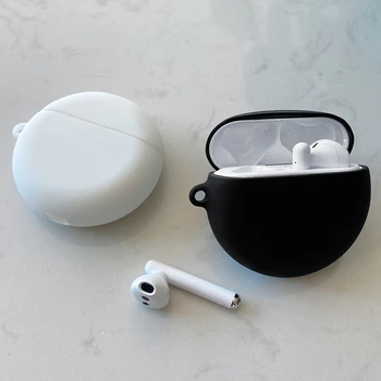 

Soft Silicone Earphones Case For Huawei Freebuds 3 Protective Cover Skin Accessories For Freebuds 3 Coque Headphone Storage Box