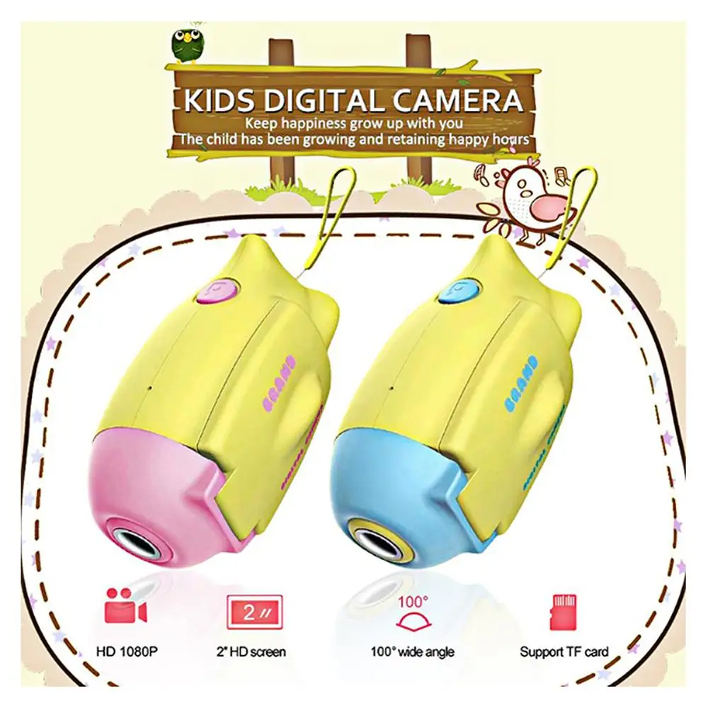 New Kids Digital Camera 2.0 Inch Color Display HD Children DV Camera Children Camcorder Video HD Angel For Kids Gifts