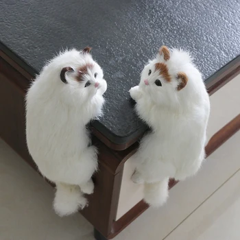 

Simulation Cat Animal Model Decoration Home Decoration Hanging Cat Crafts Plush Toy Doll Gift