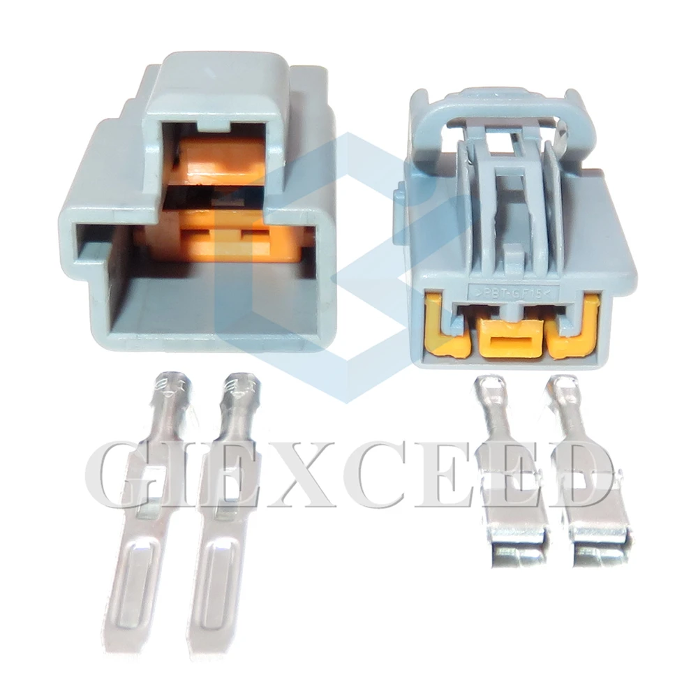 

2 Pin 2.8 Series Automotive Electric Tail Door Electric Wire Socket Grey Auto Wiring Terminal Unsealed Connector Starter