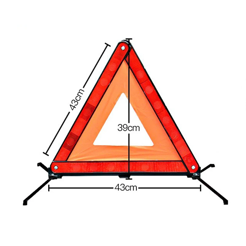 Tefanball Car Safety Combination Triangle Warning Sign Reflective Breakdown Warning Car Foldable For Van Emergency Triangle Sign