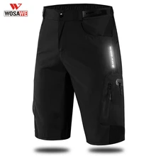 WOSAWE велосипедные шорты летние дышащие свободные шорты MTB шорты для велоспорта мужские шорты для бега и езды на велосипеде