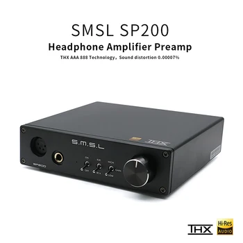 

SMSL SP200 THX HP Amp XLR Balance Headphone Amplifier Lower Noise Small Size THX AAA 888 Technology Pre-Amplifier 2 (2.0)