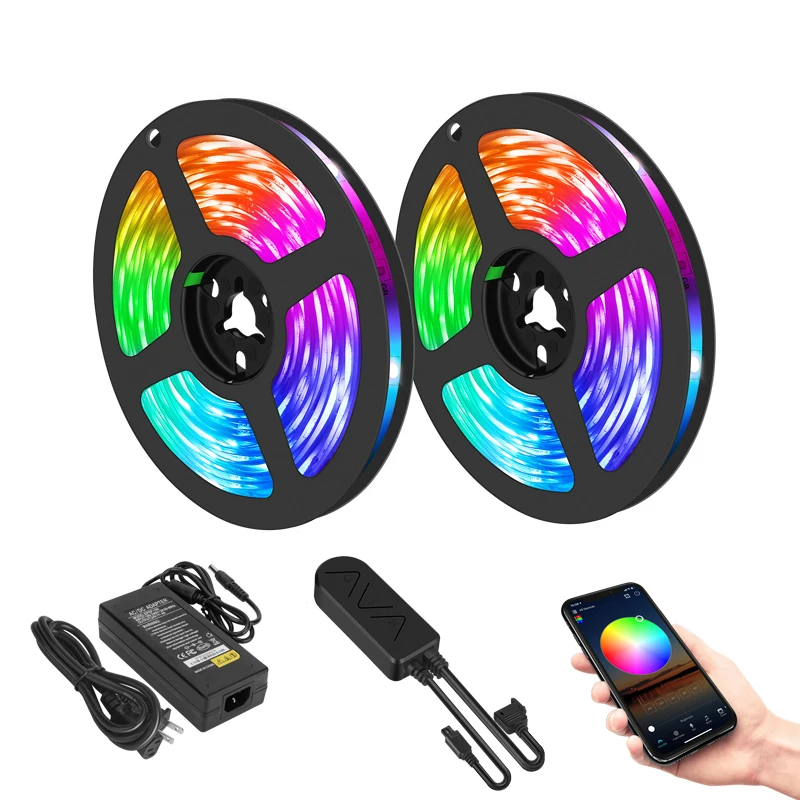 Светодиодные ленты светильник 10 м RGB LED 5050 неоновый 12V Водонепроницаемый