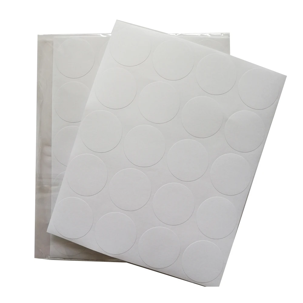 120pcs 35mm DIAMETER ROUND shape BLANK WHITE paper sticker FOR DIY PRINTING