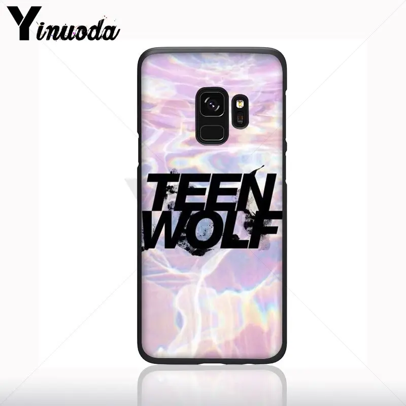 Serial TV Teen Wolf Warna-warni Lucu Hitam Lembut Ponsel Case untuk Samsung Galaxy S10plus S9 S8plus S10e A50 A70 A10 ponsel