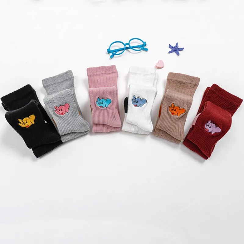 Girls Socks Kids Cartoon cotton knee high long socks Long Leg Warmers Soft Socks Boy Girl Children socks 1-7 /Y
