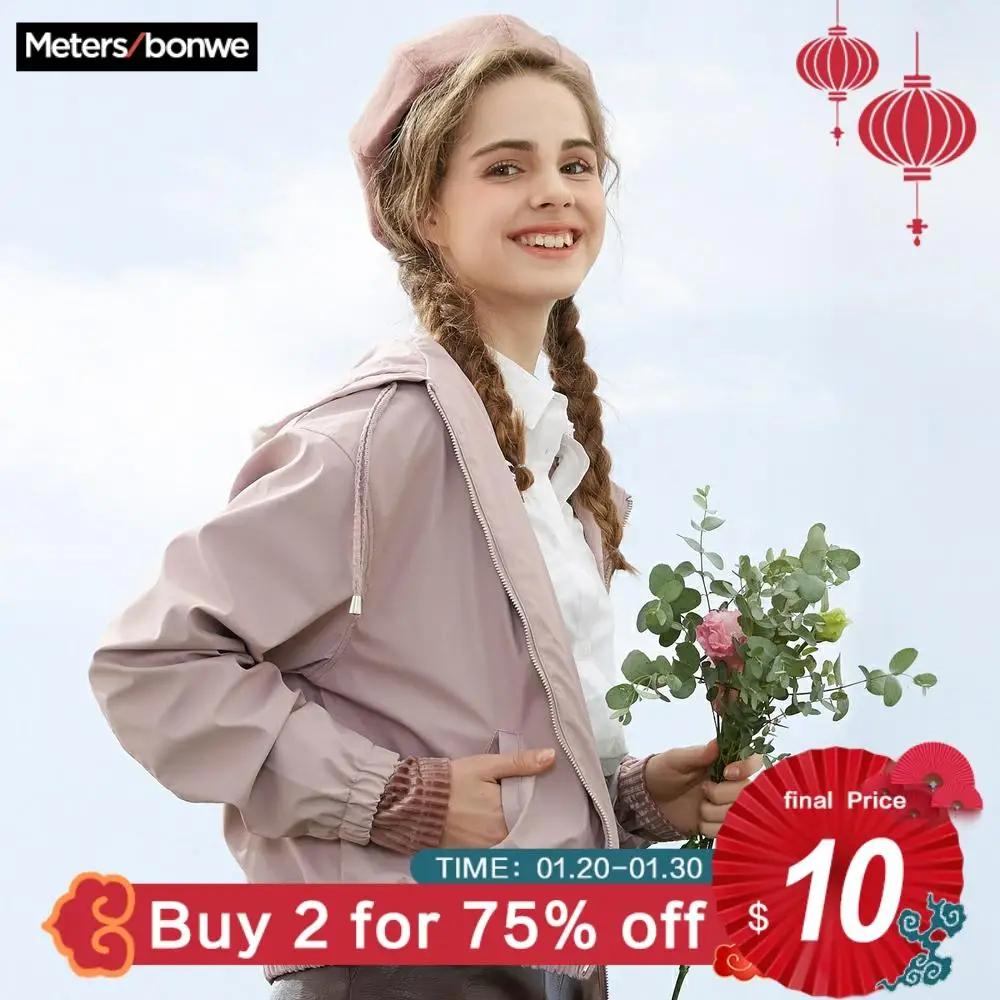 incredible Metersbonwe 2019 Fashion Windbreaker Jacket Women Autumn Coats Casual Basic Bomber Jackets Thin Wom