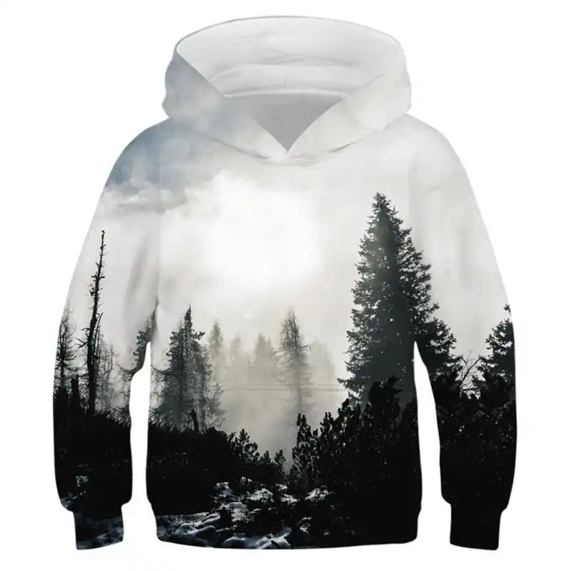 boys black hooded sweatshirt