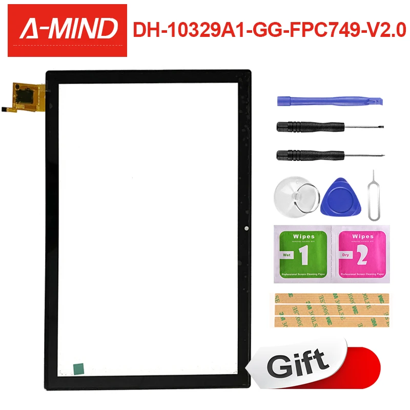 

New Touch 10.1inch DH-10329A1-GG-FPC749-V2.0 for Teclast M40 Android Tablet PC touch screen Sensor digitizer glass panel