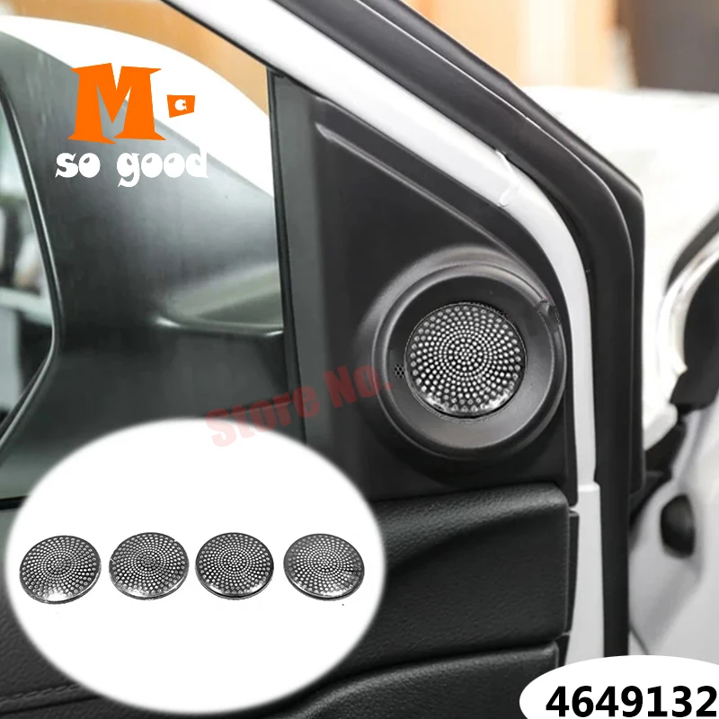 

Stainless Steel For Honda CR-V CRV 2017/18/19/20 Car Front/Rear Column Sound Sticker Cover Trim Auto Interior Accessories 4pcs