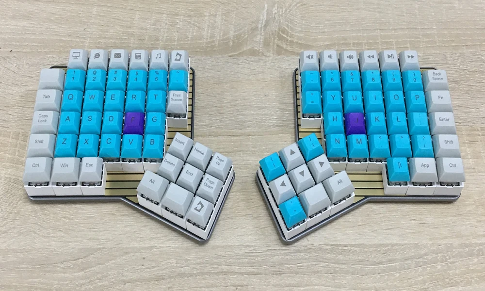 DK6 Ergo Горячая замена Магнитный подвижный макро ключ Программируемый RGB подсветка механическая клавиатура игры Cherry MX Kaih коробка переключатель
