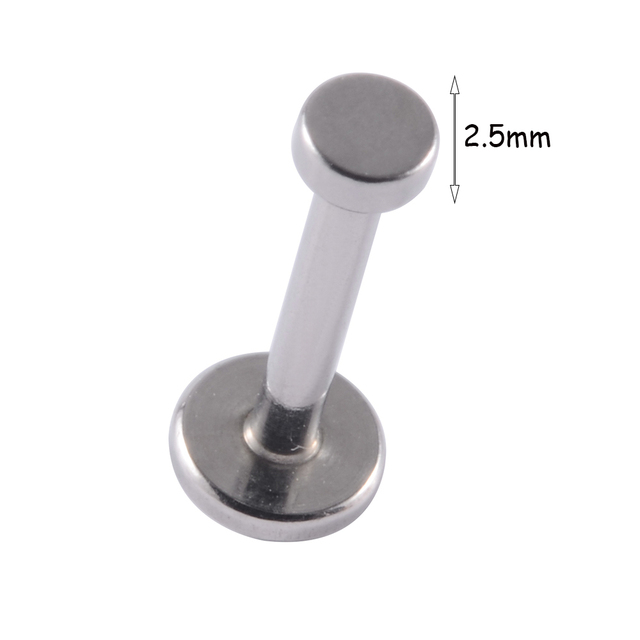 Stainless Steel Heart Ball Moon Labret Stud Lip Ring Earring Ear Studs Ear Cartilage Tragus Helix Lobe Piercing Body Jewelry