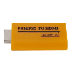 Для Ps1/к Hdmi адаптер видео конвертер с аудио выходной мощности игры к Hdmi адаптер для Hdtv Поддержка 480I 576I 480P