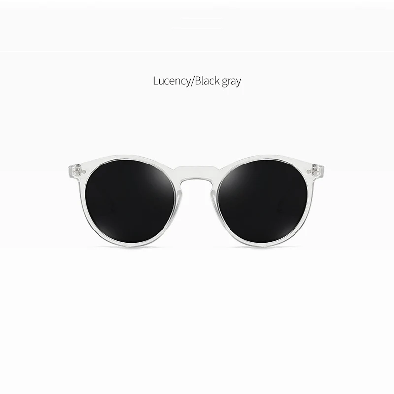 Elbru Vintage Fashion Women Sunglasses  Transparent Frame Polarized Colorful Clear Lens Sun Glasses Classic Sunshades For Men fashion sunglasses