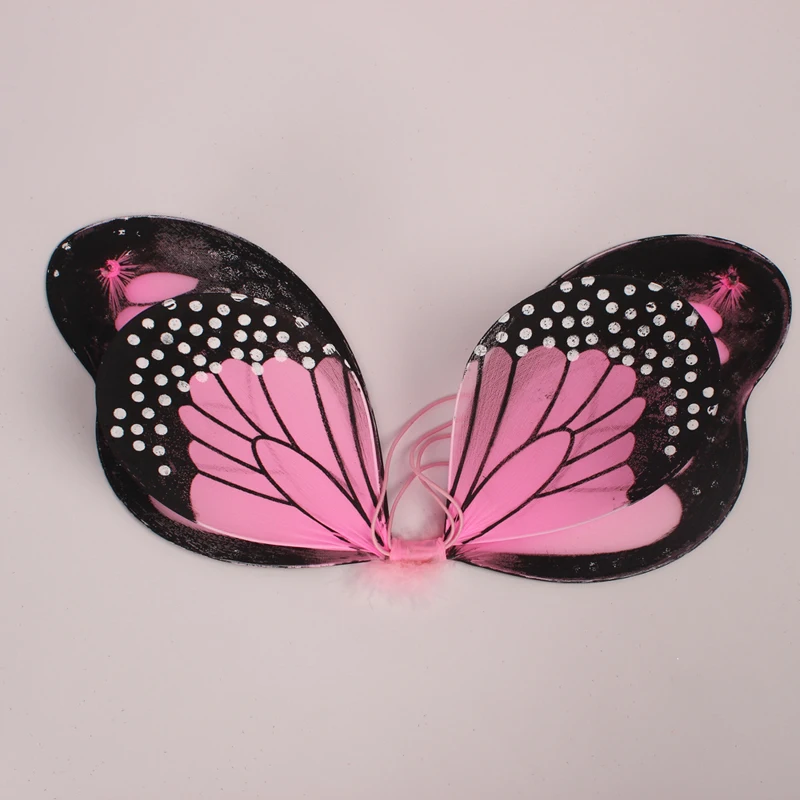 Pink and Black Monarch Butterfly Tutu Dress with Wings Girls Insect Bug Butterfly Halloween Costume Kids Birthday Tutu Outfit (16)