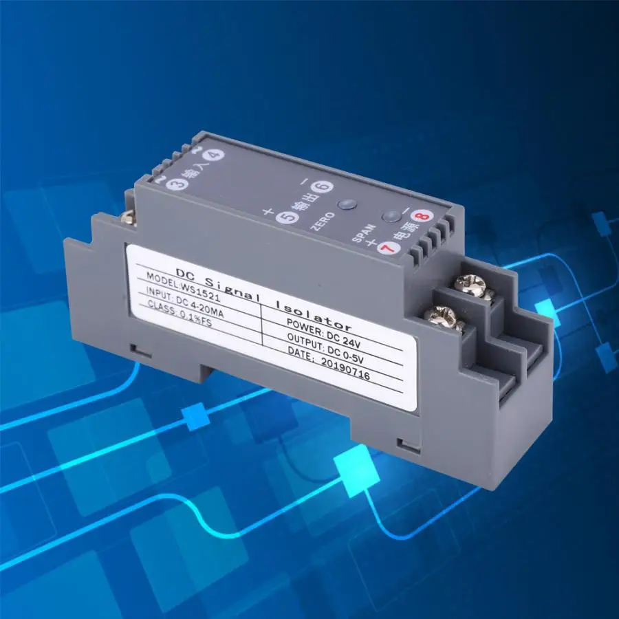 WS1521 4 20mA постоянного напряжения сигнальный изолятор преобразователь тока модуль