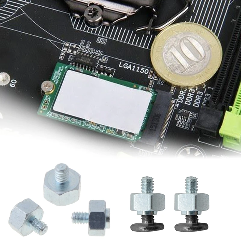 

10 Set Hand Tool Mounting Kits Stand Off Screw For -ASUS ITX Motherboard M.2 low short screw For B460-1 G99B