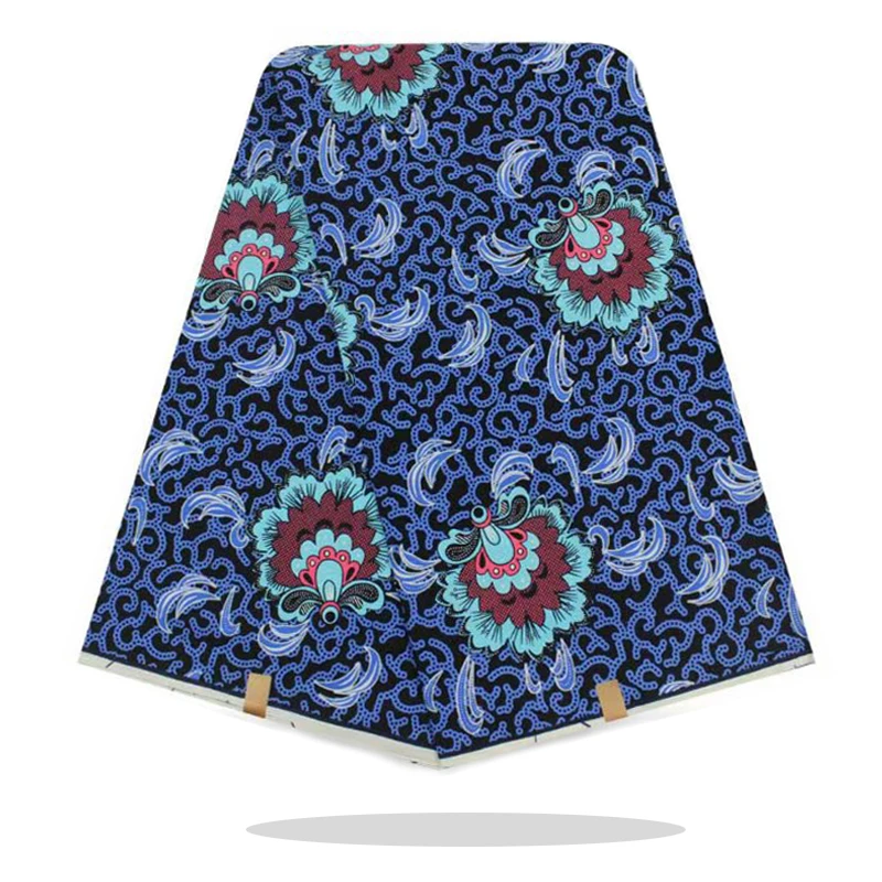 

Ankara Wax Dye Print Cotton Fabric 100%High Quality Breathable Veritable African Wax Print Fabric By The Yard For Sewing RV09-49