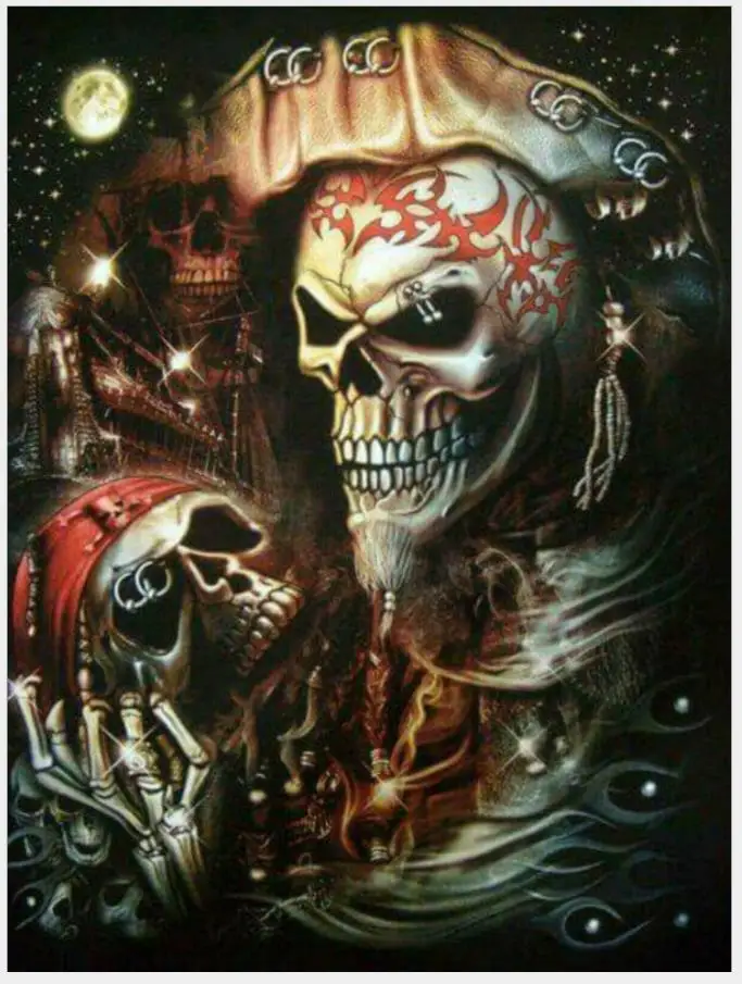 Хэллоуин Алмазная картина пугающие Стразы Вышивка наклейка с изображением